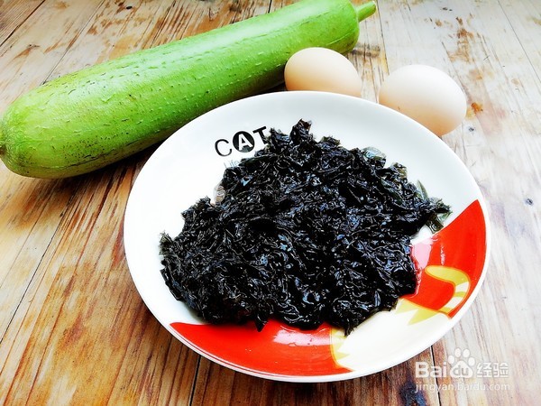 紫菜丝瓜蛋汤的做法