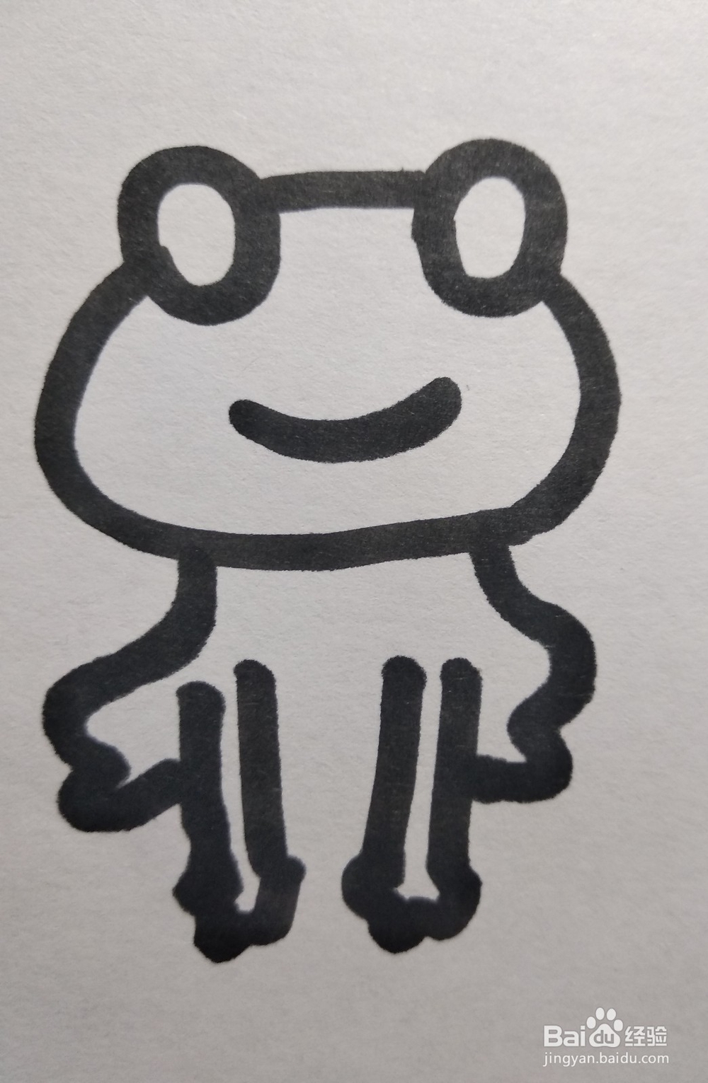 动物简笔画之青蛙的简笔画怎么画