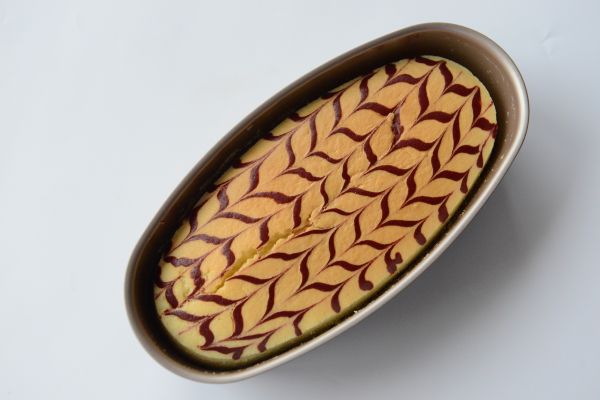 拉花轻乳酪蛋糕