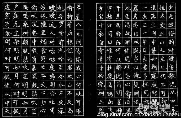 初学者如何系统规范的练字
