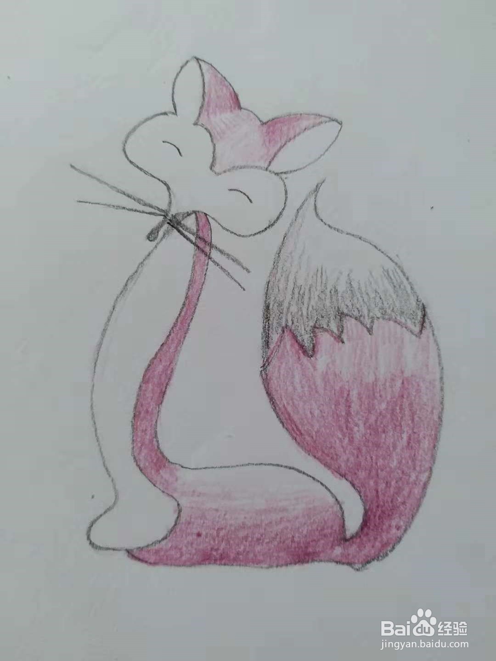 狐狸的简笔画法（三）