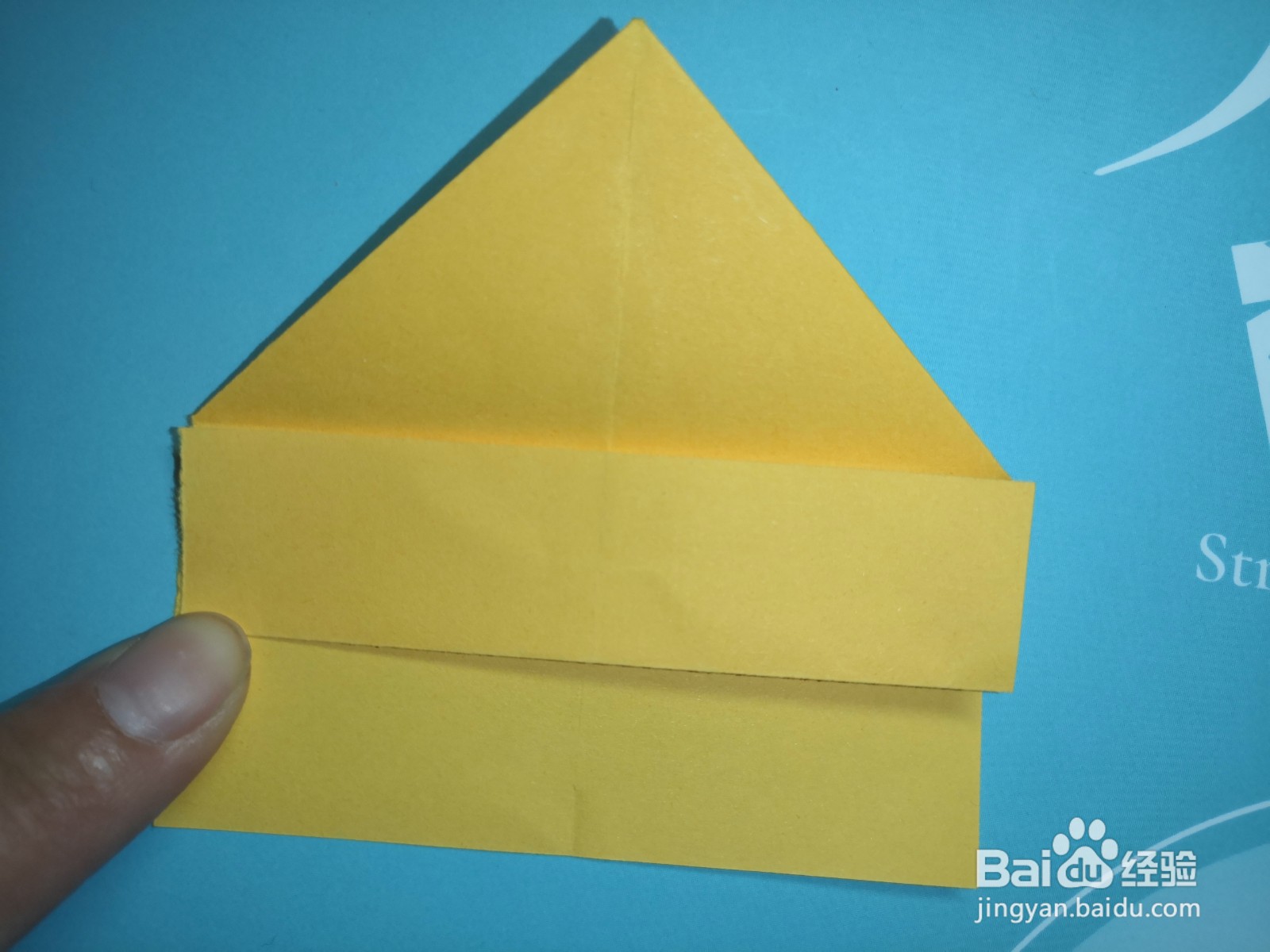 折纸:夏天快要来了,折一个遮阳帽