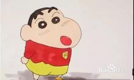 蜡笔小新简笔画教程