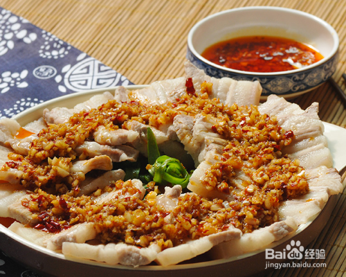 蒜泥白肉的做法