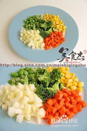 蔬菜玉米麦片粥