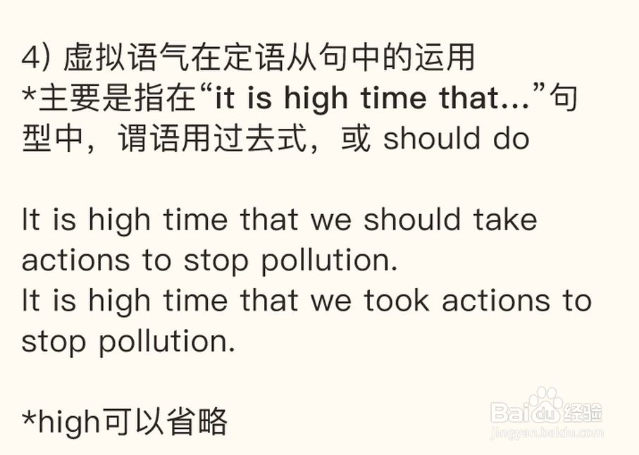 英语中虚拟语气在其他从句中的使用方法