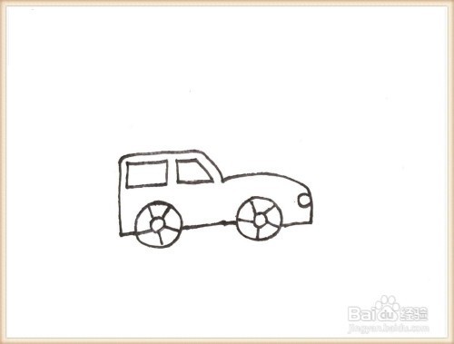 越野车怎么画