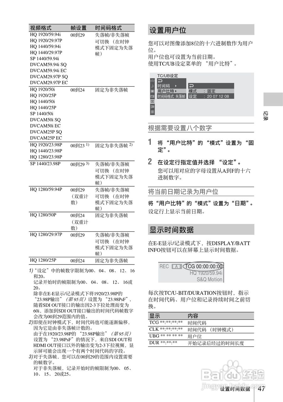 索尼SONY PMW-F3K(C)数码摄像机使用说明书:[5]