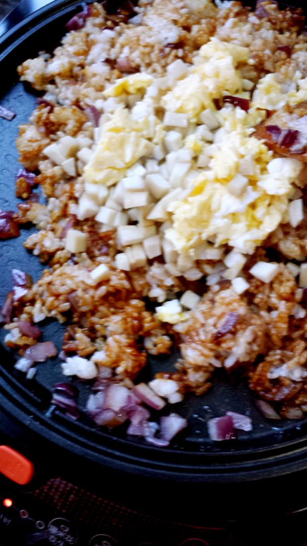 酱油杏鲍菇炒饭