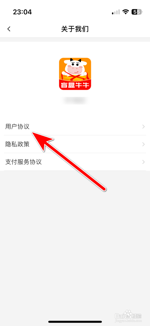 盲盒牛牛App用户协议怎么查看