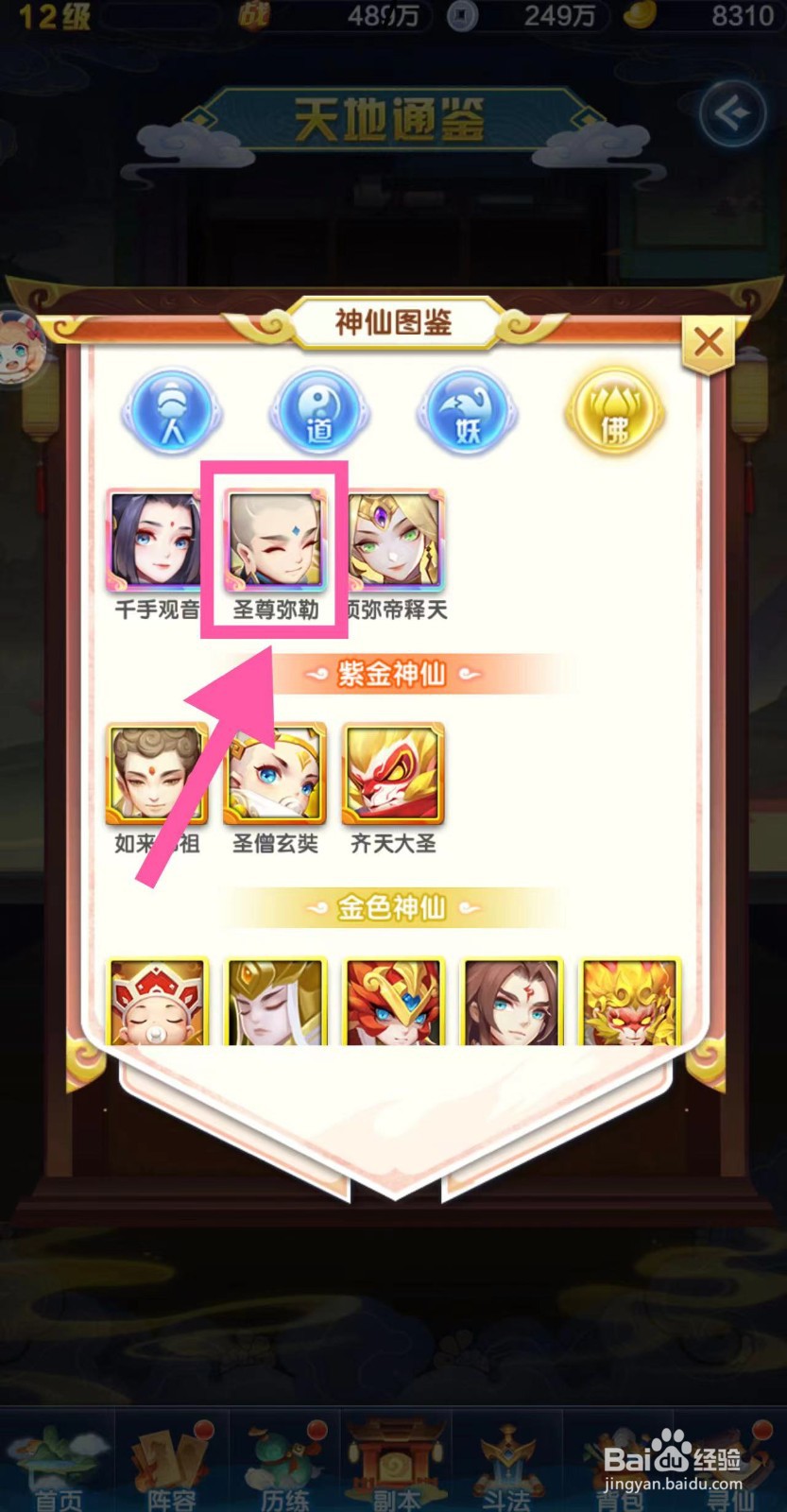 道友请留步怎么查看圣尊弥勒的仙缘