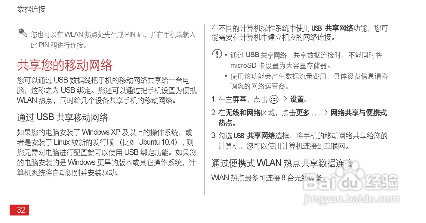 华为 Ascend P1(T9200)手机说明书:[4]