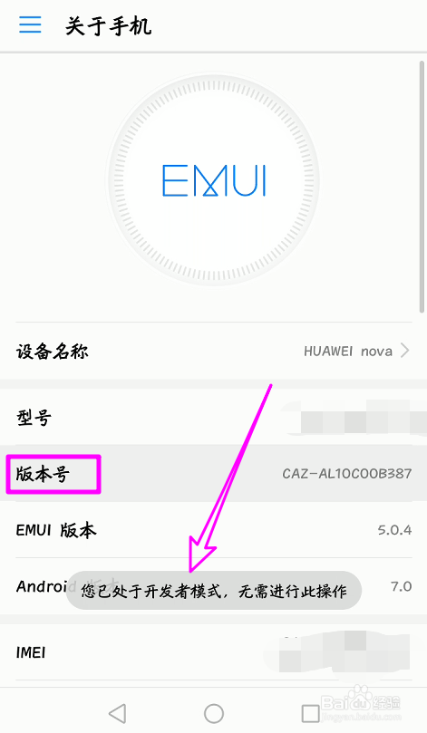 华为手机在哪里找到开发者选项
