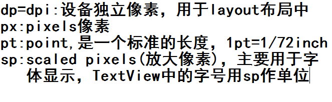 安卓应用中的图标大小