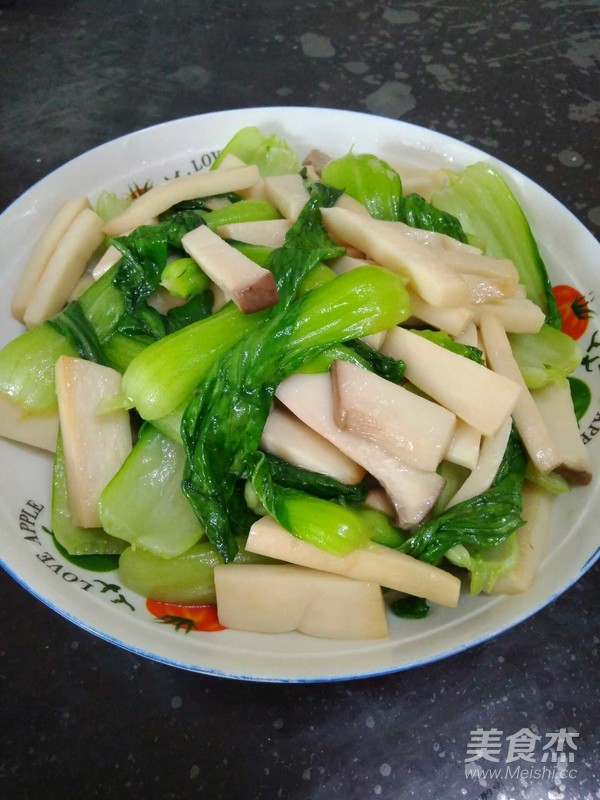 杏鲍菇烧油菜