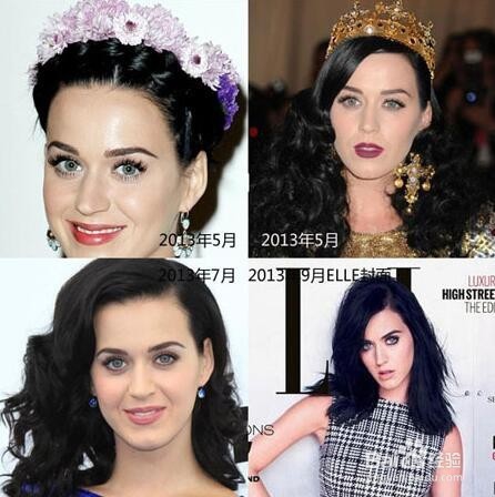 Katy Perry7年20款发型历程,引领彩色染发潮流