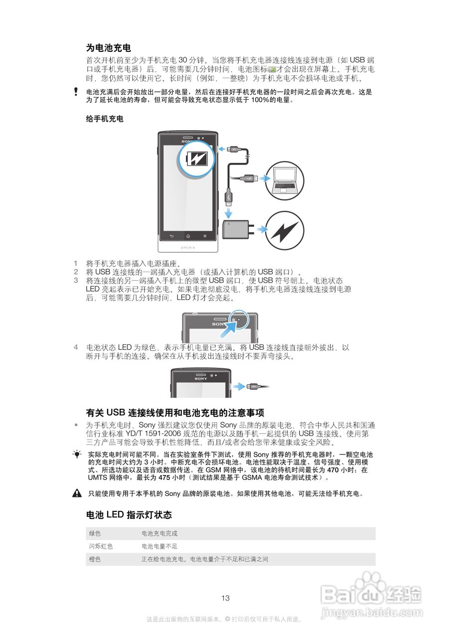 索尼(爱立信) Xperia MT27i手机说明书:[2]