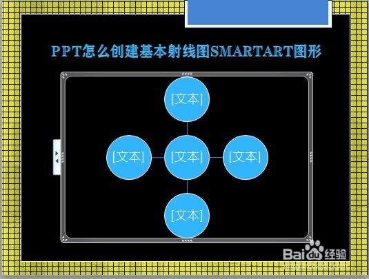 PPT怎么创建基本射线图SMARTART图形