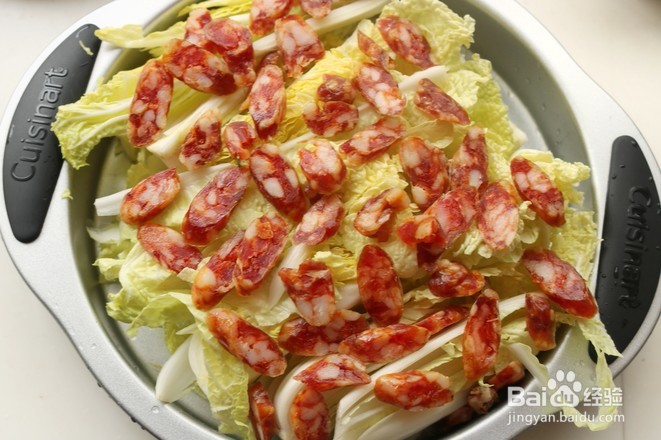 腊肠娃娃菜怎么做