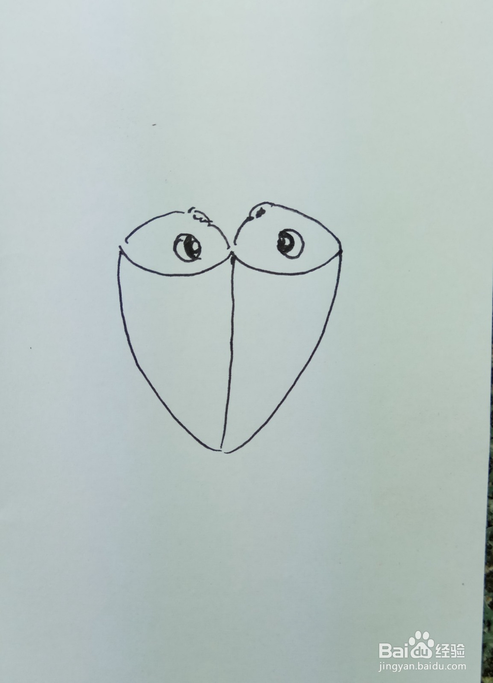 怎样画简笔画两只鱼