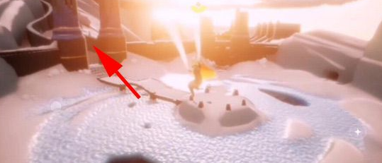 光遇霞谷彩虹下的蜡烛位置