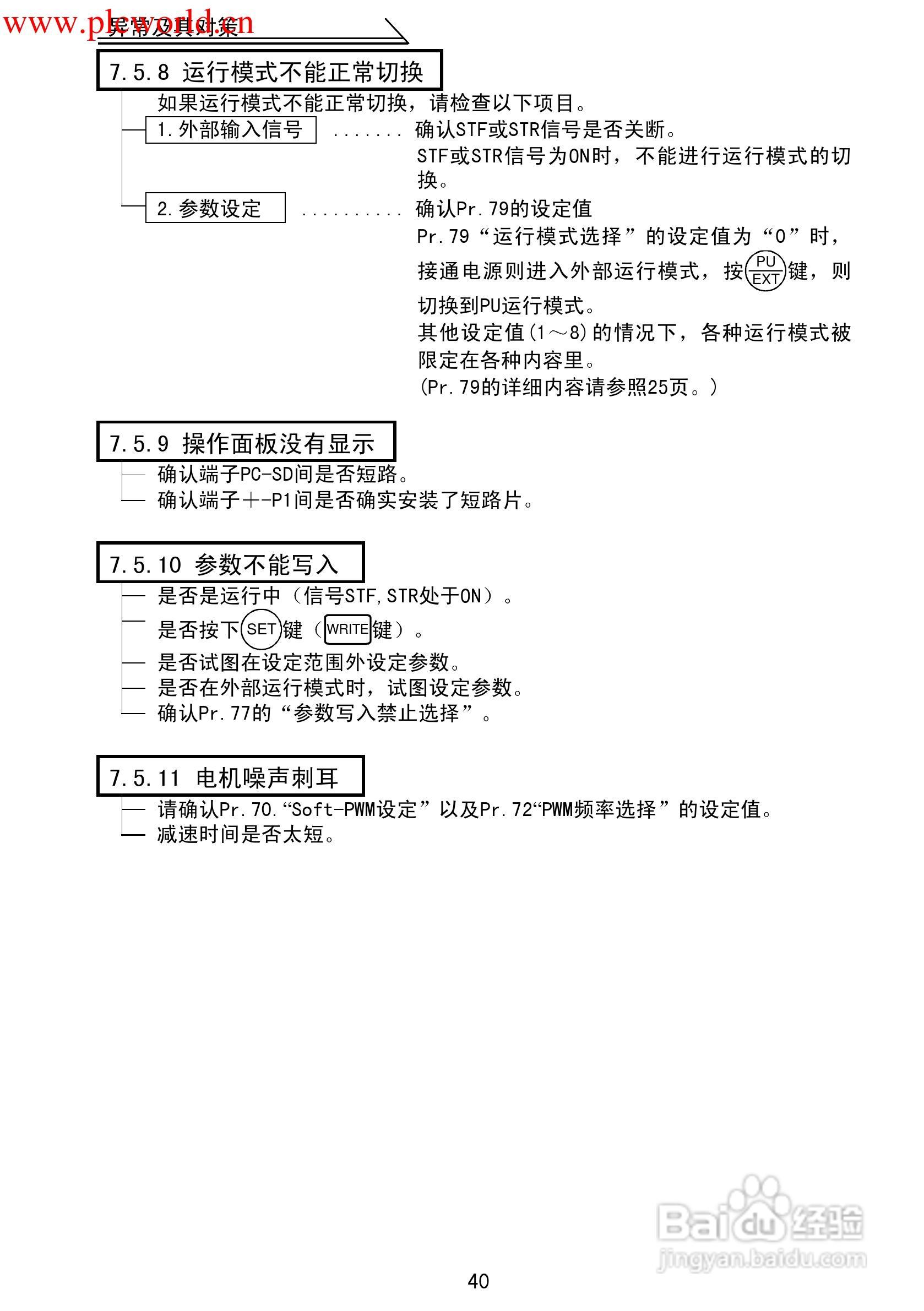 三菱FR-F500J变频调速器使用手册:[5]