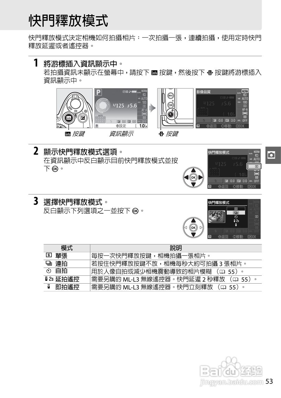 尼康D3000数码相机使用说明书:[8]