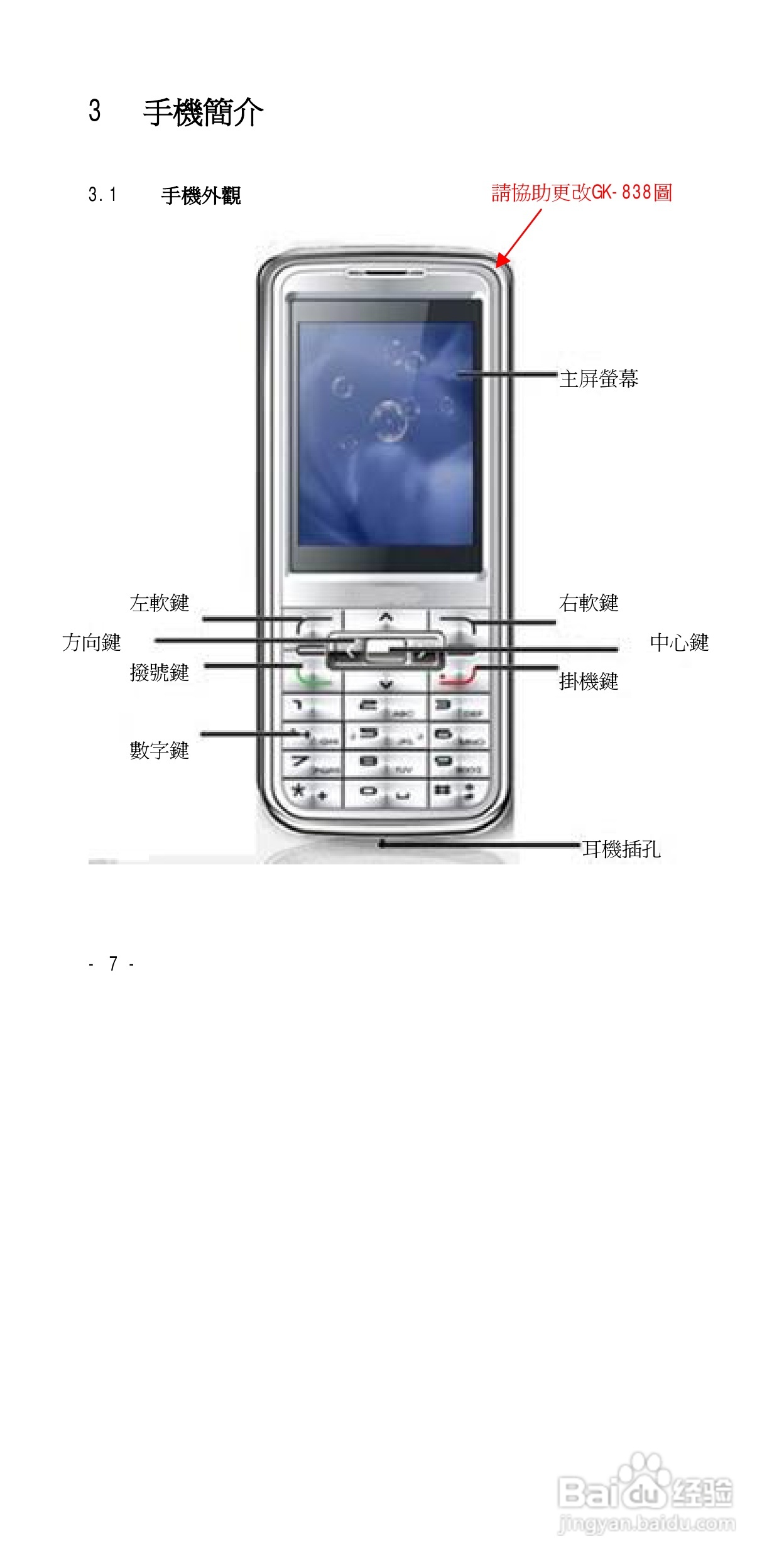 声宝GK-838型手机说明书:[1]