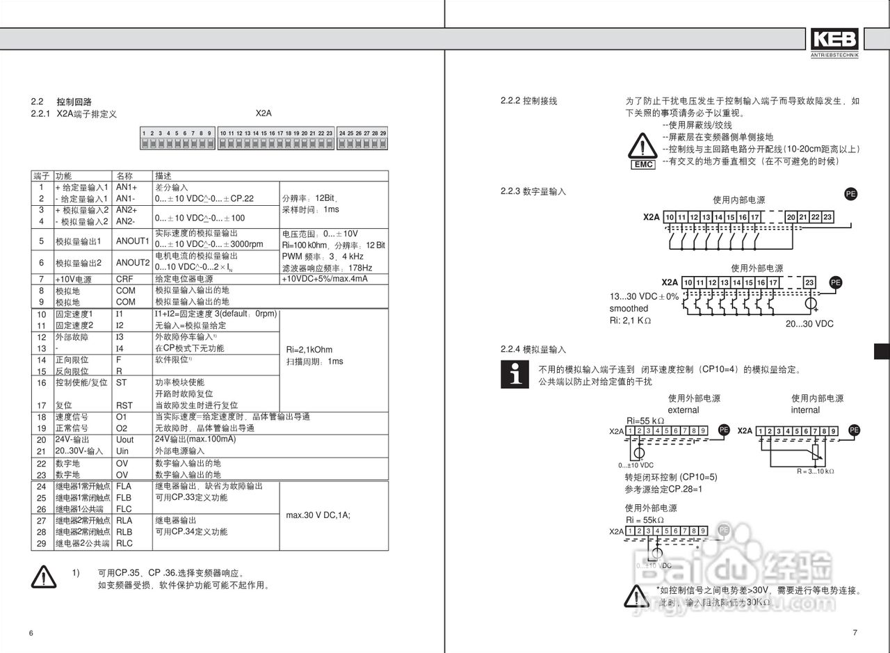 KEBF5变频器伺服使用说明书:[4]