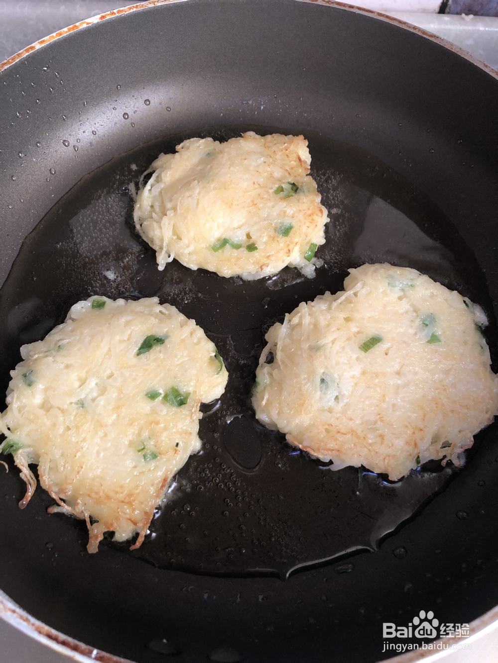 花式做-剩米饭萝卜丝饼教程