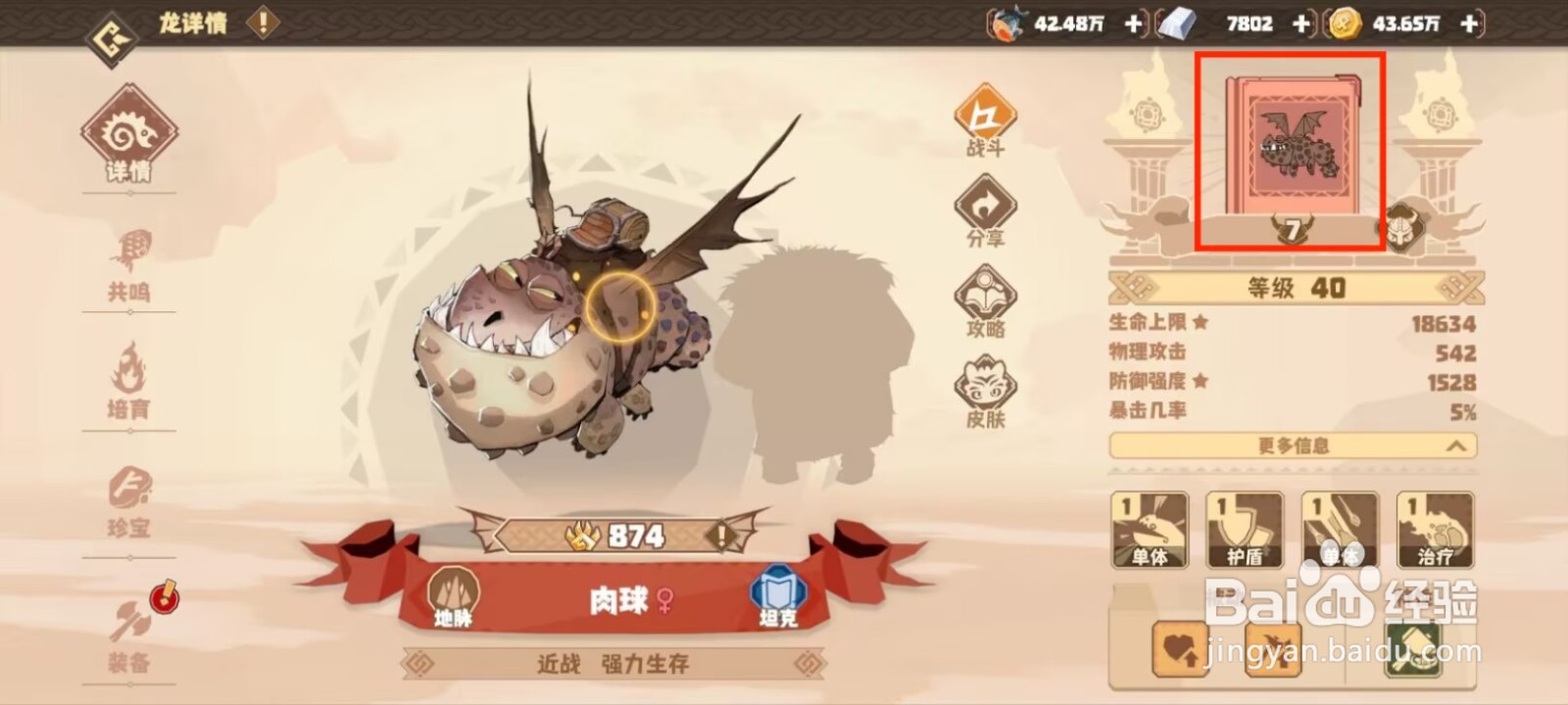 驯龙高手旅程在哪儿查看肉球的默契队友?