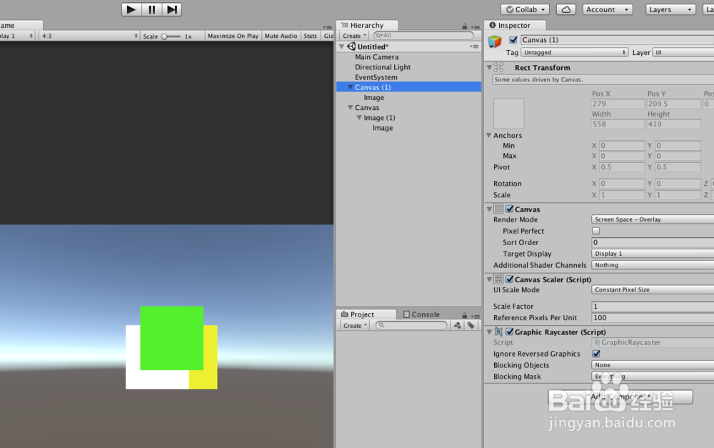 Unity UGUI技巧 之Canvas在Overlay下UI遮挡关系
