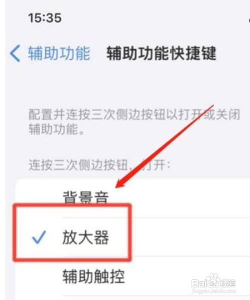 iPhone11Pro手机设置快捷键打开放大器