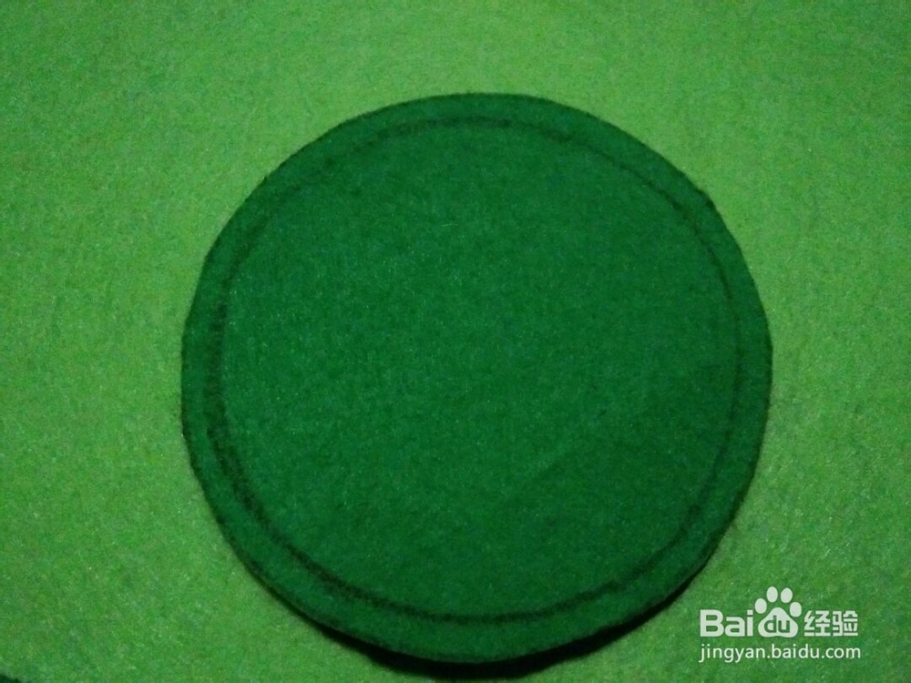 好看的不织布西瓜杯垫