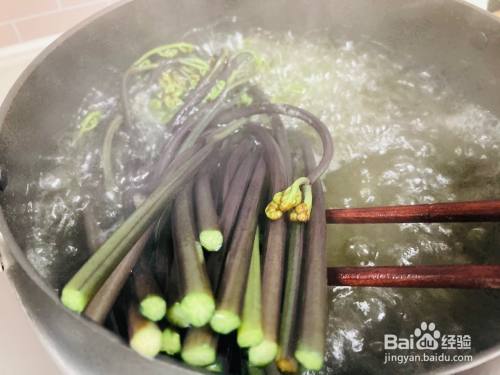 蕨菜炒腊肉怎么做 百度经验