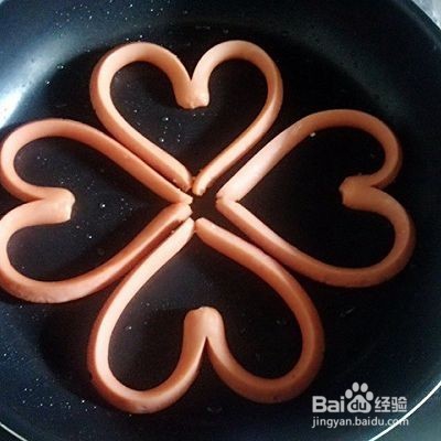 爱心火腿煎蛋超好看