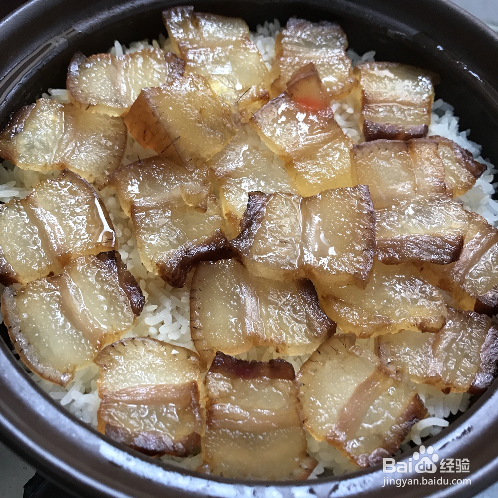 不费事做腊肉煲仔饭