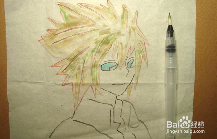 安迷修头发怎么画