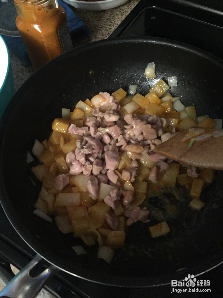 咖喱鸡饭的做法