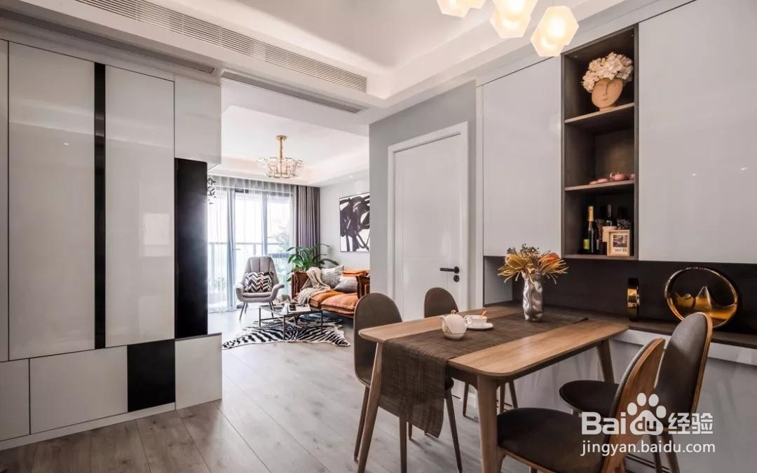 77平的现代风小户型，收纳做到了位