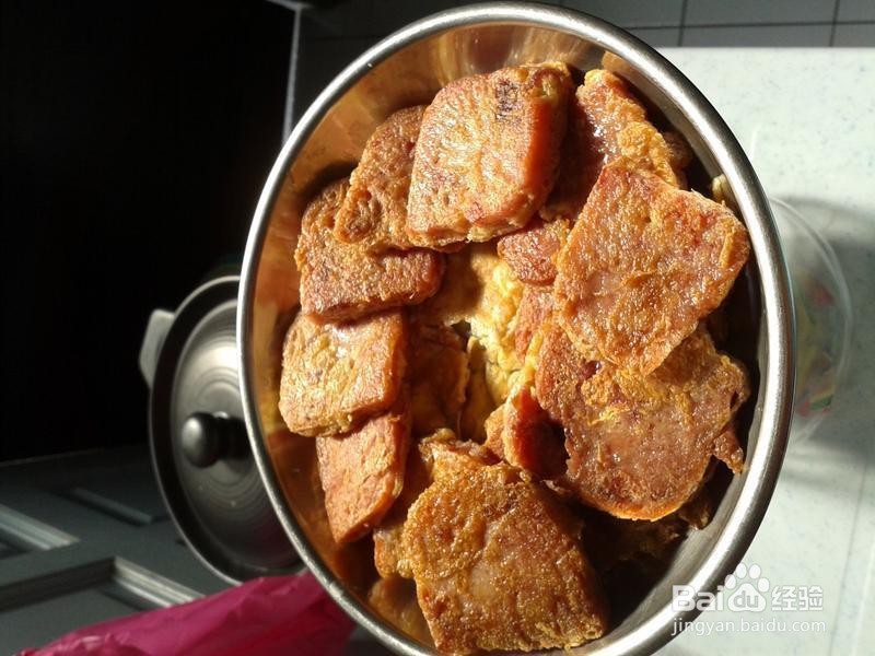 黄金午餐肉的做法