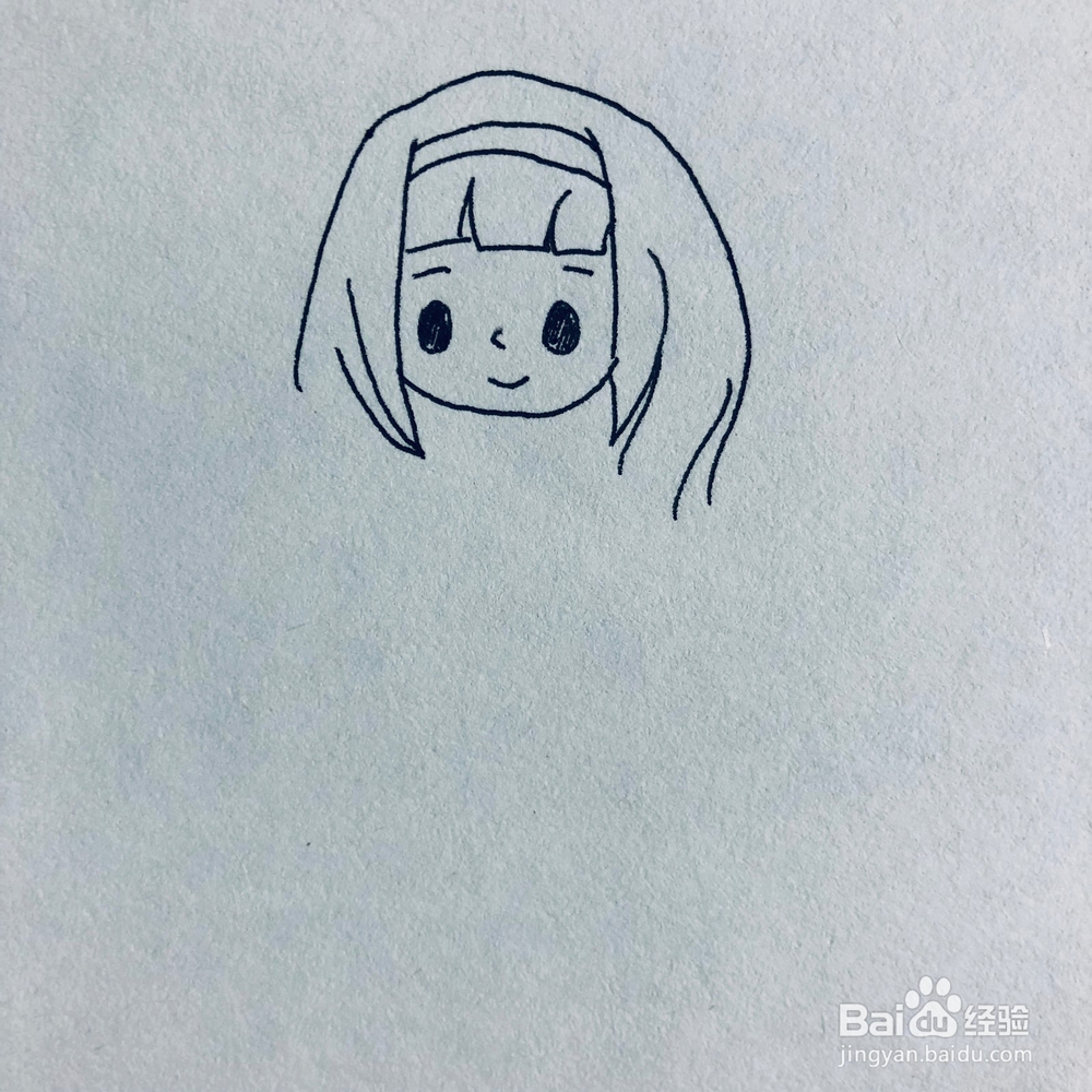 教你绘画一名个性的服装设计师简笔画
