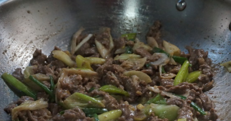 葱爆牛肉家常菜