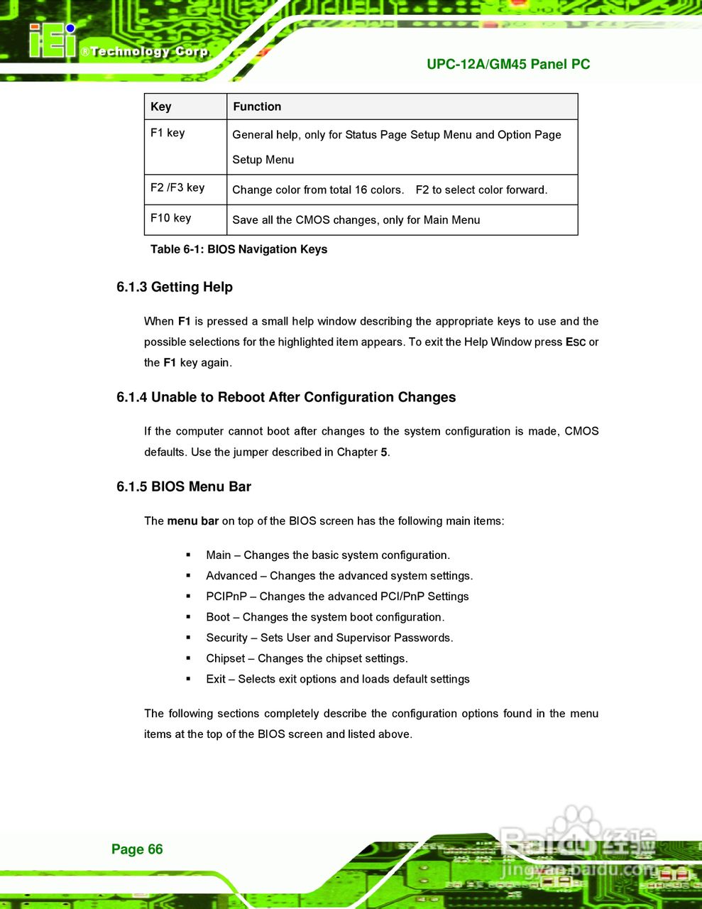 IEI威强 UPC-GM45车载电脑说明书:[8]