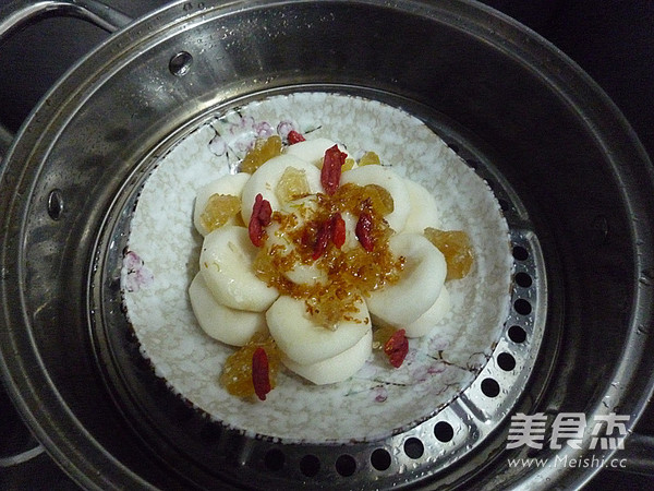 糖桂花蒸荸荠