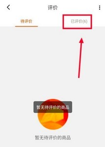 淘特怎么看已评价
