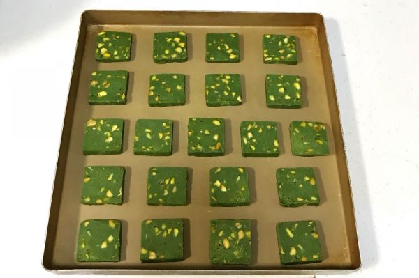 抹茶开心果饼干