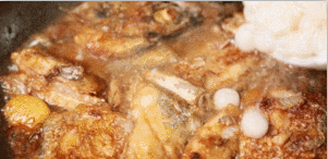 酒酿圆子烧带鱼的做法