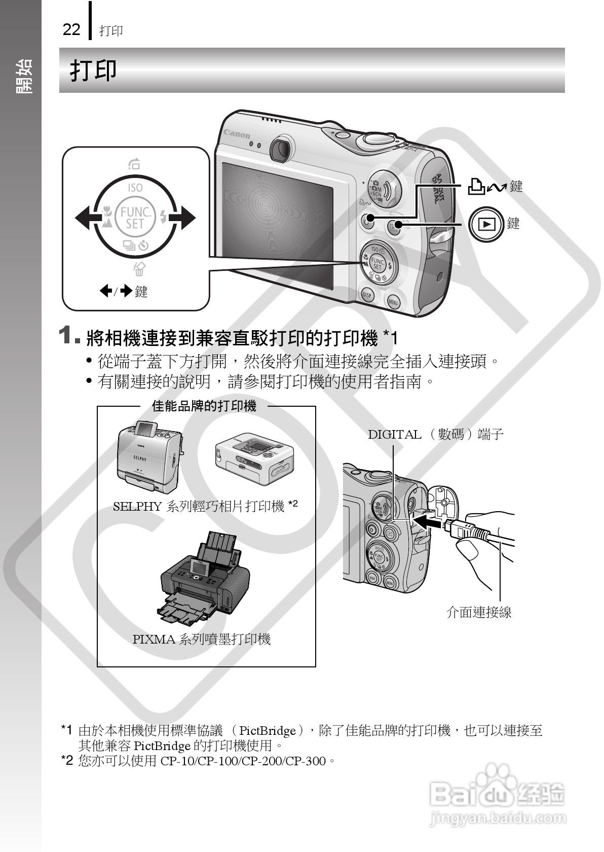 Canon 960IS 数码相机使用说明书:[3]