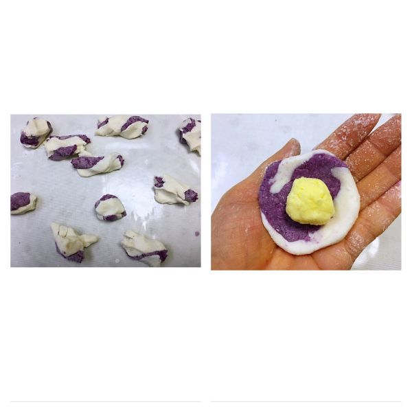 紫薯琉璃芝心汤圆